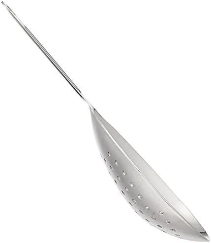 Elegant Mixing Glass Strainer Oval Silver