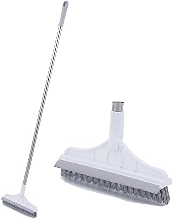 Webahow2 in 1 Floor Scrub Brush with Long Handle