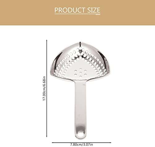 Hemoton Stainless Steel Cocktail Strainer - Bar Kitchen Essential