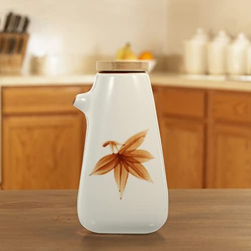 SHERCHPRY Hand-Painted Multi-Use Oil Vinegar Dispenser