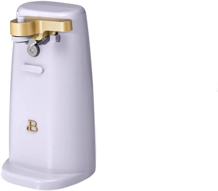 Elegant Safe-Cut Electric Can Opener Lavender by Drew Barrymore