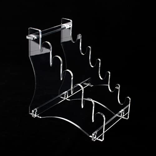 Dagger Stand - Transparent acrylic knife display case for 6 knives