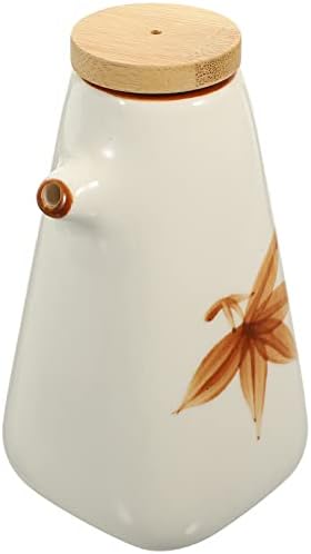Elegant Hand-Painted Sauce Bottle Perfect For Any Decor
