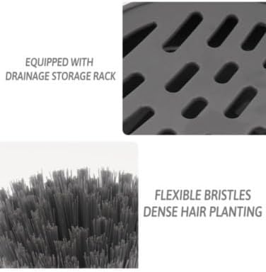 Safe Kitchen Cleaning Palm Brush with Soap Dispenser