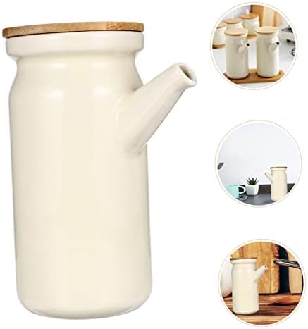 Ceramic Oil Dispenser forOliveVinegarSoy Sauce Easy to Clean