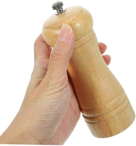 4-inch Manual Pepper Mill Set Salt Pepper Refillable