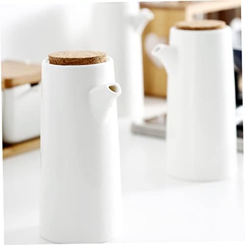 All-In-One Oil Dispenser Set Unique Kitchen Design with Ceramic Bamboo Construction