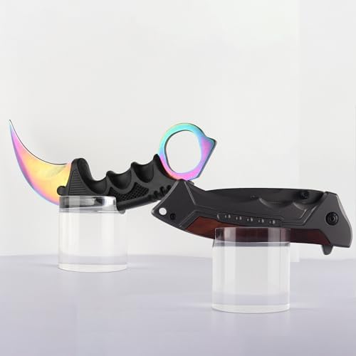WLSANX Transparent Knife Display Rack
