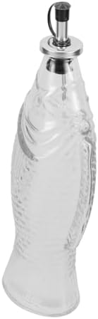 BRIGHTFUFU Transparent Oil Dispenser Fish Shape