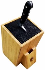 Bamboo Knife Storage Block Slash 10-Inch