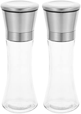 Mikinona Durable 2-Piece Salt Pepper Mill Set