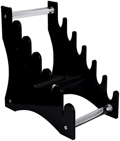 10-in-1 acrylic knife holder black