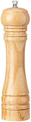 Adjustable Wood Pepper Grinder with 8-inch Blade
