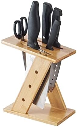 ZAEGO Bamboo Kitchen Knife Block