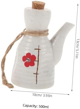 Sturdy Ceramic Oil Dispenser for Soy Sauce Vinegar