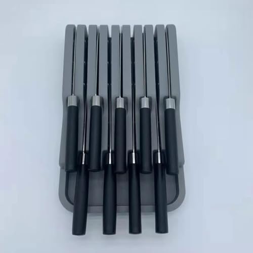 PACKOVE Sharp Durable Kitchen Knife Block