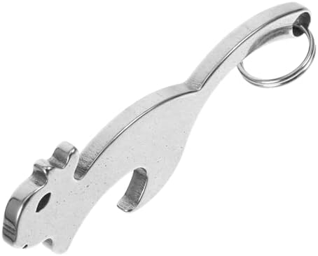 Beverage Bottle Opener with Creative Key Chain Design