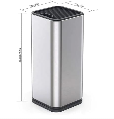 DURA LIVING Universal Stainless Steel Knife Block