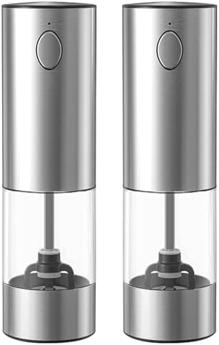LASIEYO Electric Salt and Pepper Grinder Set