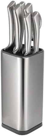 DURA LIVING Universal Stainless Steel Knife Block