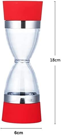 Sturdy Black Pepper Mill with Dual Salt Pepper Functionality