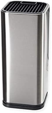 Sturdy Kitchen Knife Holder Durable Stainless Steel Block with Non-Slip Base