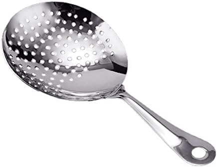 Fast-acting cocktail ice cube strainer
