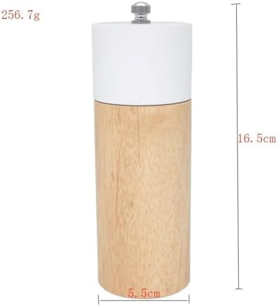 Adjustable Pepper Grinder Salt Mill Set 6 Inch Professional Kitchen Tool