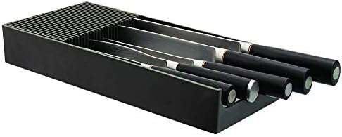 Knife Dock Plastic Knife Drawer Organizer for Kitchen Storage