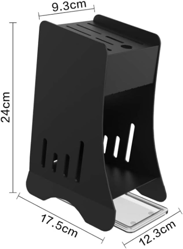 ZAEGO Kitchen Knife Holder Stainless Steel Knife Block for Counter