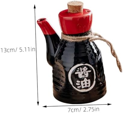 Japanese-Style Ceramic Condiment Bottle 200ml