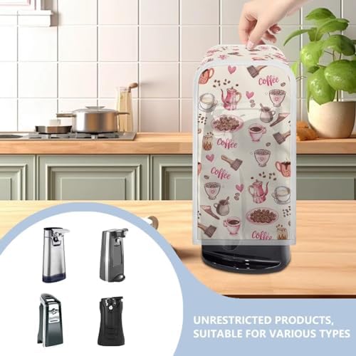 Coffee Pattern Electric Can Opener - Multi-Purpose Kitchen utensils