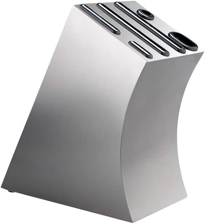 Sturdy stainless steel knife holder for easy storage