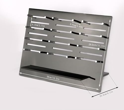 13 Knives Display Organizer Acrylic Storage Rack