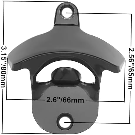 Premium Wall-Mounted Beer Bottle Opener Set for Home Bar