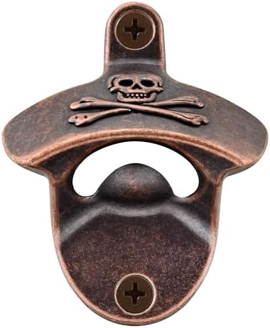 Wall-Mounted Skull Bottle Opener