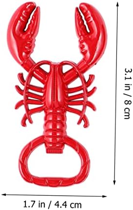3-Piece Crawfish Bottle Opener Keychain
