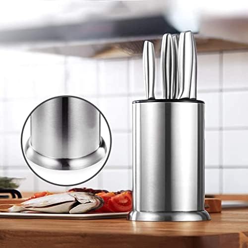 Sturdy Stainless Steel Knife Holder with 7-Slot Organization