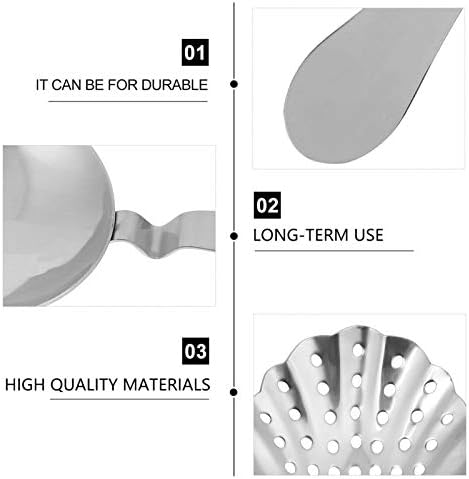 Hemoton Strainer Spoon Your Bartender Tool for Cleaner Cocktails