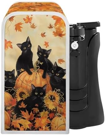 Keep Your Can Opener Clean with Mintulipy Black Cats Dust Cover