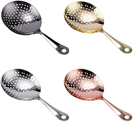 Fast-acting cocktail ice cube strainer
