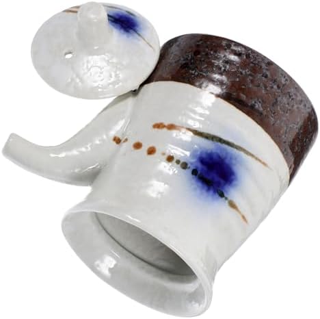 Vibrant Japanese Design Ceramic Oil Dispenser for Soy Sauce