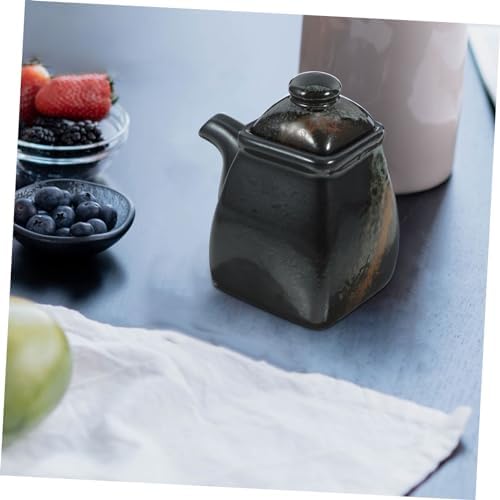 Japanese Soy Sauce Dispenser Ceramic Kitchen Ose Gaseru Oiw Shell 95mm