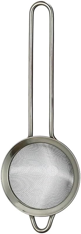 Fine Mesh Cocktail Strainer - Stainless Steel Long Handle Set of 2