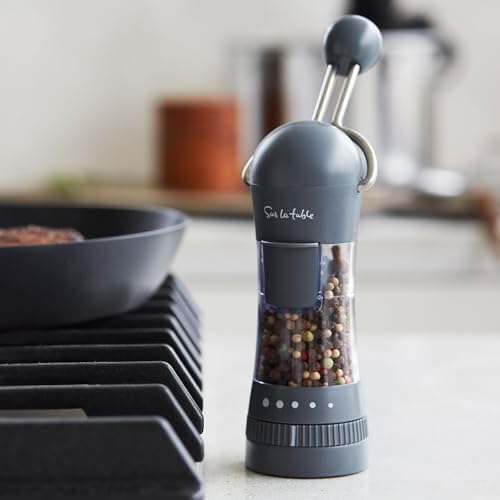 Sur La Table Spice Ratchet Mill Grinder with 5 Adjustable Settings