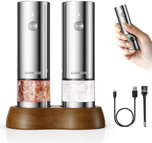 Versatile Salt Pepper Grinder Set
