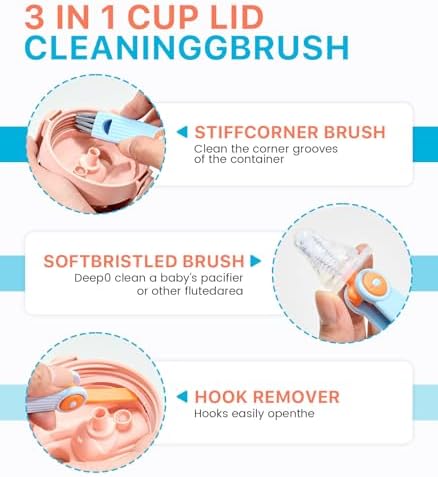 4-Piece Crevice Cleaning Brush Set