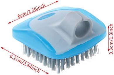 XISAOK Mini Fruits Vegetables Cleaning Brush with Fingers Protection