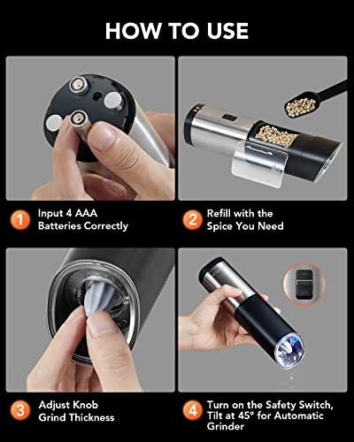 FORLIM Gravity Electric Salt Pepper grinder