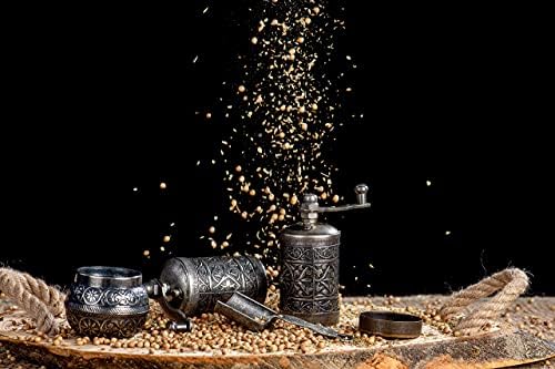 Unlock Flavor with the MOOGCO Pepper Grinder Mill Dark Silver